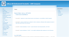 Desktop Screenshot of ordinamentiusrcampania.it